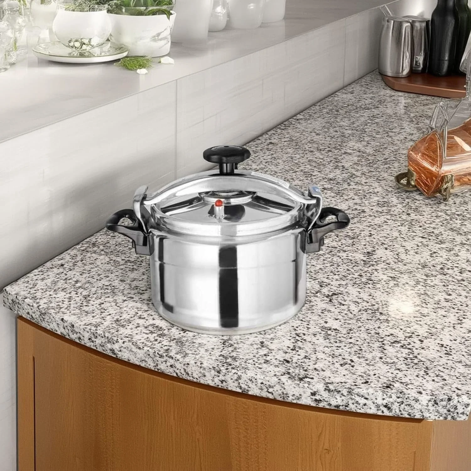 زودپز JK، زودپز روگازی ضد انفجار با قابلمه دو کفه مناسب اجاق گاز (3 لیتر)