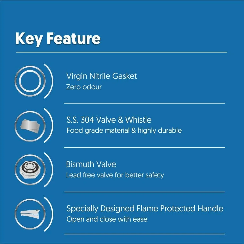 زودپز آلومینیومی پریتی با درب بیرونی و پایه القایی، ۲ لیتر، نقره ای
