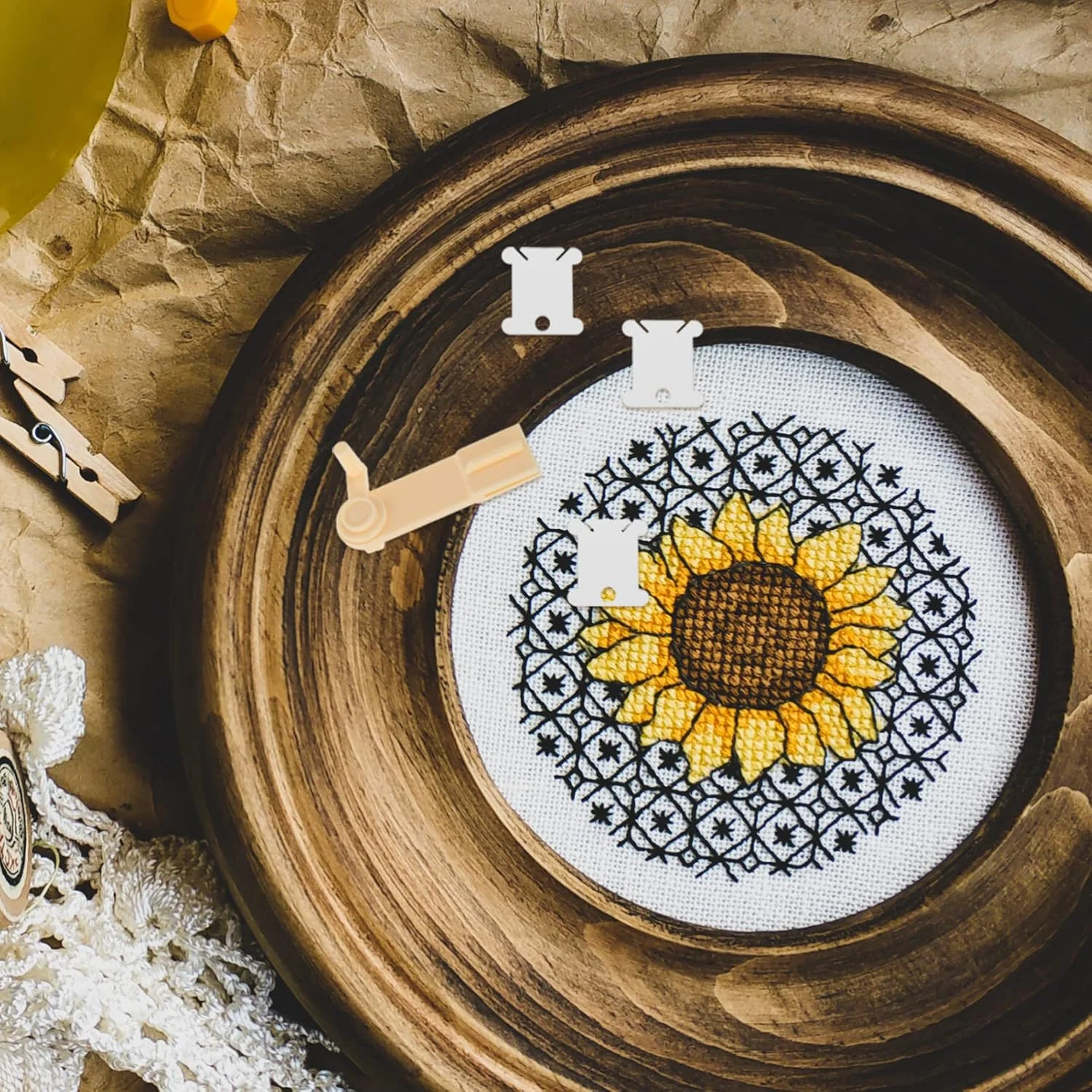 جعبه نظم دهنده نخ گلدوزی با 120 عدد ماسوره نخ، 1 عدد ماسوره پیچ نخ، جعبه ابزار گلدوزی 36 خانه برای دوخت متقاطع، کاردستی DIY، نگهداری لوازم خیاطی جعبه نظم دهنده نخ گلدوزی با 120 عدد ماسوره نخ، 1 عدد ماسوره پیچ نخ، جعبه ابزار گلدوزی 36 خانه برای دوخت متقاطع، کاردستی DIY، نگهداری لوازم خیاطی