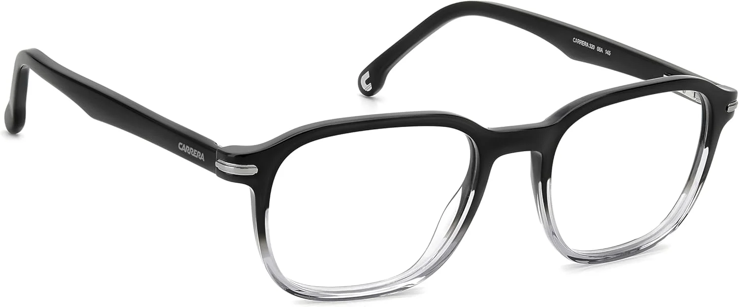 عینک طبی مردانه/زنانه Carrera Vista 320 08a 51/19/145، مشکی خاکستری، 51