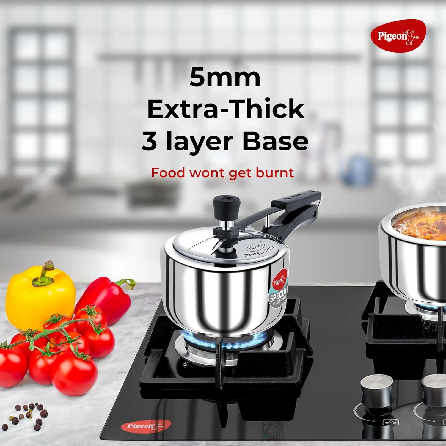 زودپز 2 لیتری استیل Pigeon by Stovekraft با درب داخلی و پایه القایی (نقره ای) دارای گواهینامه BIS زودپز 2 لیتری استیل Pigeon by Stovekraft با درب داخلی و پایه القایی (نقره ای) دارای گواهینامه BIS