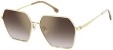 عینک آفتابی زنانه کاررا 3057/S VVP/YK طلایی عاجی استاندارد