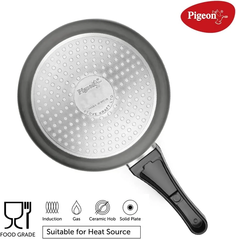 زودپز آلومینیومی با پوشش آنادایز سخت کبوتر درب بیرونی با پایه القایی (مشکی، ۱.۵ لیتر)