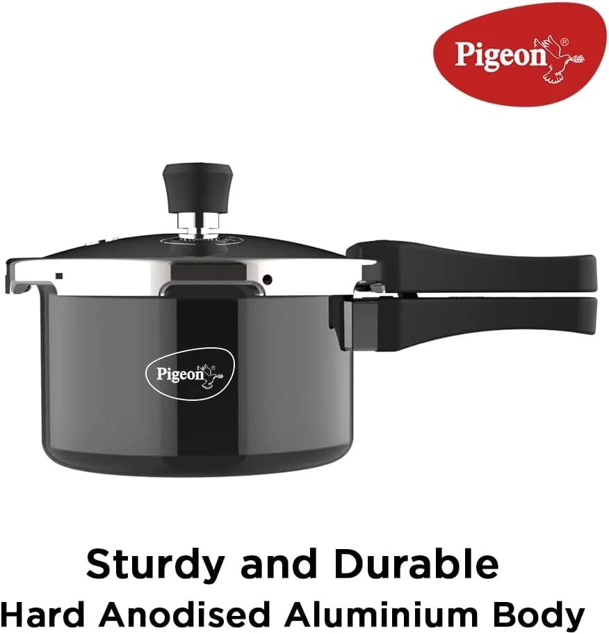 زودپز آلومینیومی درب بیرونی با پوشش آنادایز سخت و کف القایی پیجن (مشکی، ۱.۵ لیتر) زودپز آلومینیومی درب بیرونی با پوشش آنادایز سخت و کف القایی پیجن (مشکی، ۱.۵ لیتر)