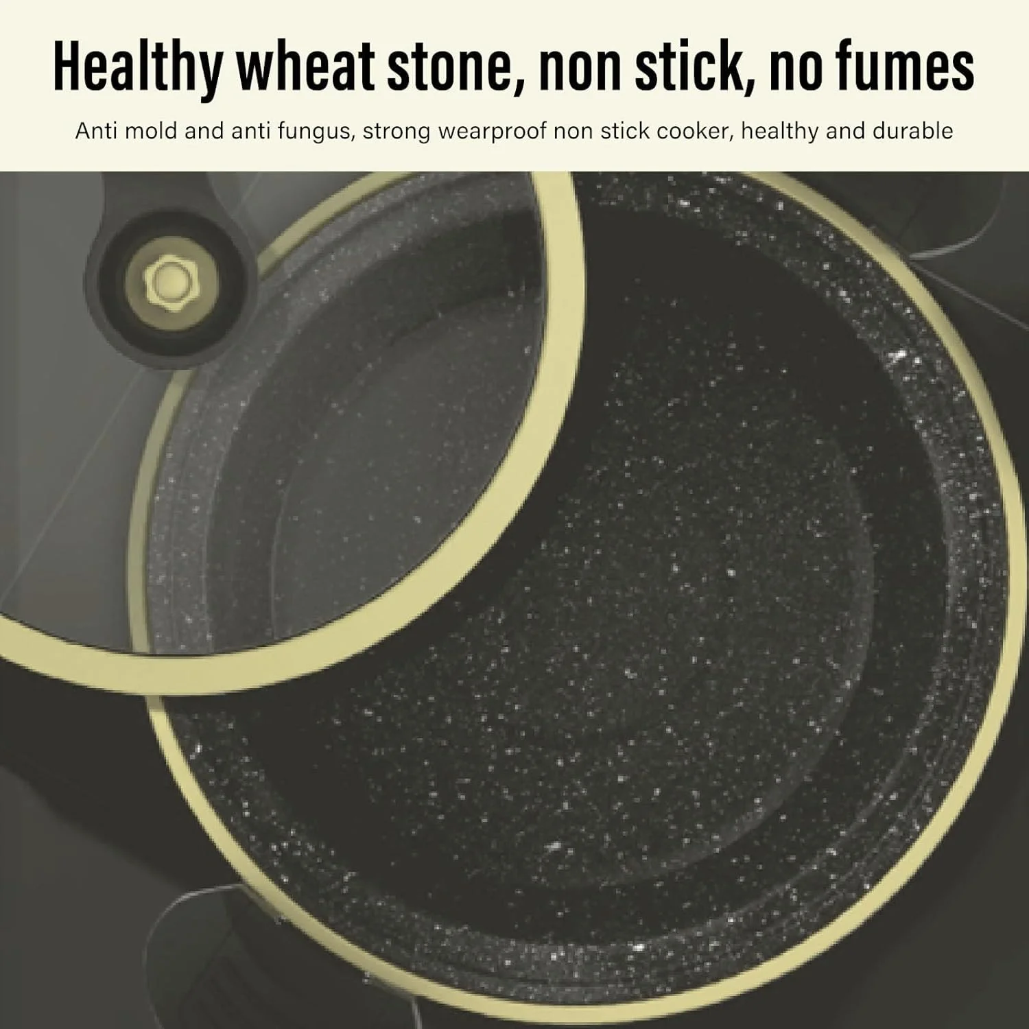 زودپز میکرو نچسب PenRux، زودپز میکرو کارآمد و ضد جوش برای پخت و پز (7 لیتر)