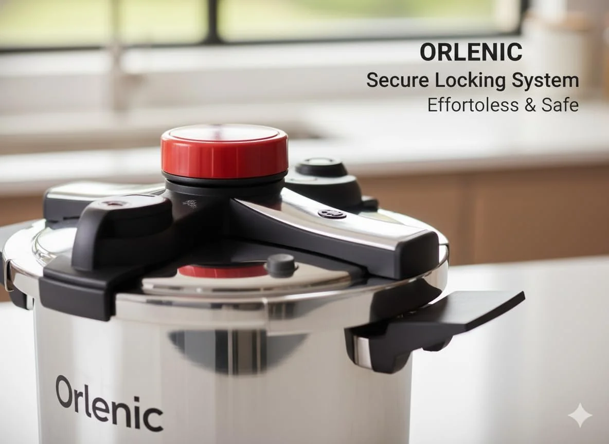زودپز 6 لیتری اورلنیک استیل ضد زنگ 304 | دیگ زودپز برای اجاق گاز و القایی | قابلمه پخت و پز ایمن و جهانی با درب شیشه ای و سبد بخارپز | پخت سریع برای گوشت، برنج، سوپ زودپز 6 لیتری اورلنیک استیل ضد زنگ 304 | دیگ زودپز برای اجاق گاز و القایی | قابلمه پخت و پز ایمن و جهانی با درب شیشه ای و سبد بخارپز | پخت سریع برای گوشت، برنج، سوپ