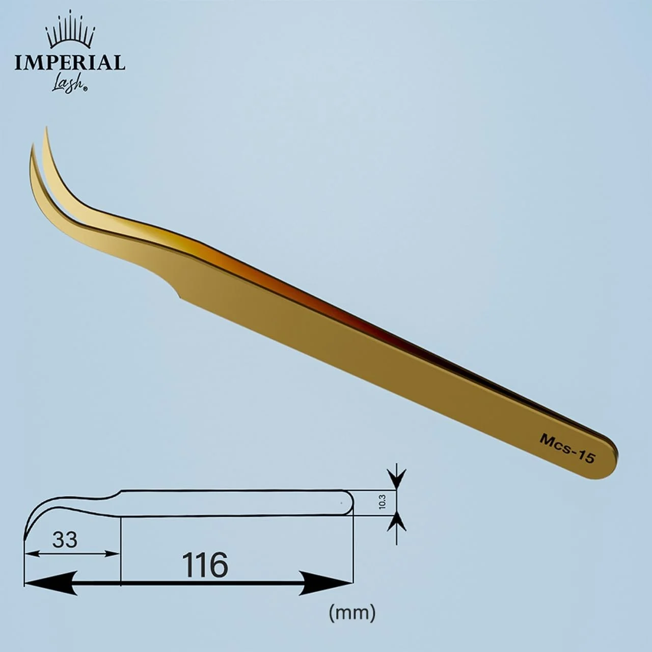موچین استیل ضد زنگ حرفه ای مژه موچین حرفه ای Vetus اصلی خمیده مدل MSC-15 توسط Imperial Lash ltd (آبی) موچین استیل ضد زنگ حرفه ای مژه موچین حرفه ای Vetus اصلی خمیده مدل MSC-15 توسط Imperial Lash ltd (آبی)