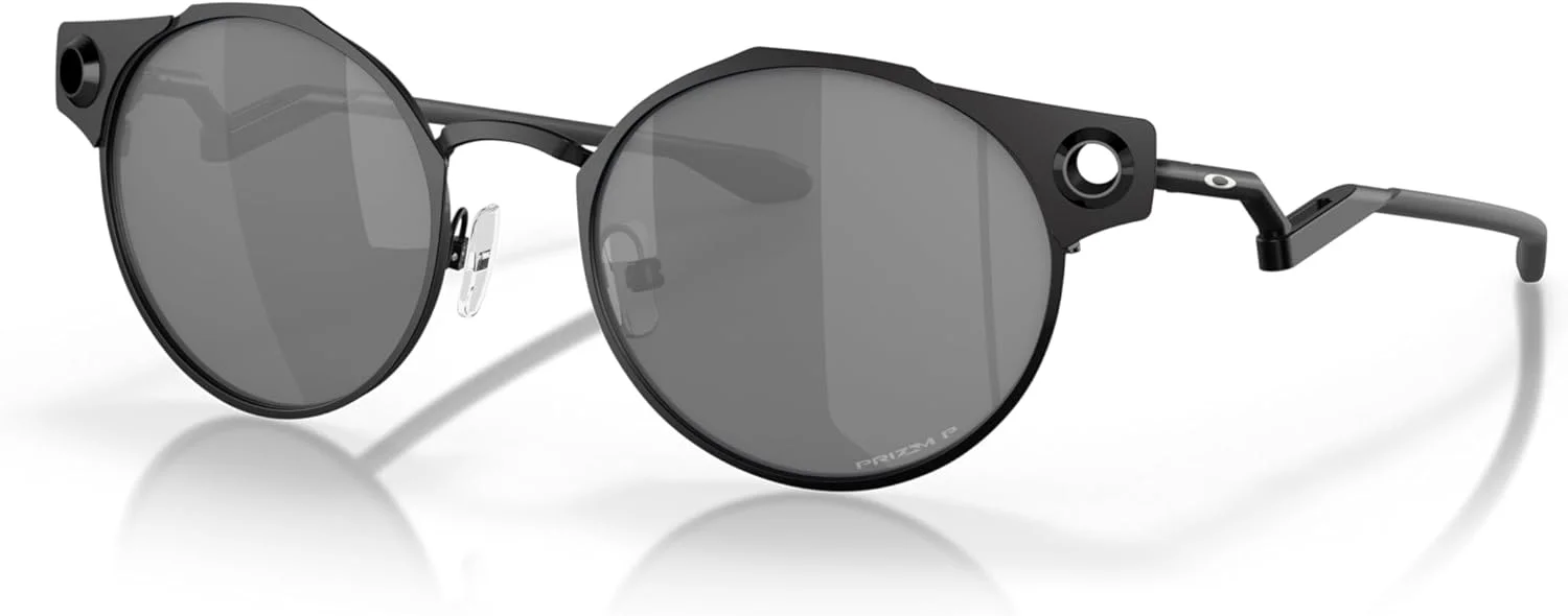 عینک آفتابی مردانه اوکلی مدل Oo6046 Deadbolt Titanium با فریم گرد