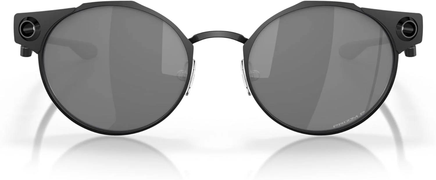 عینک آفتابی مردانه اوکلی مدل Oo6046 Deadbolt Titanium با فریم گرد