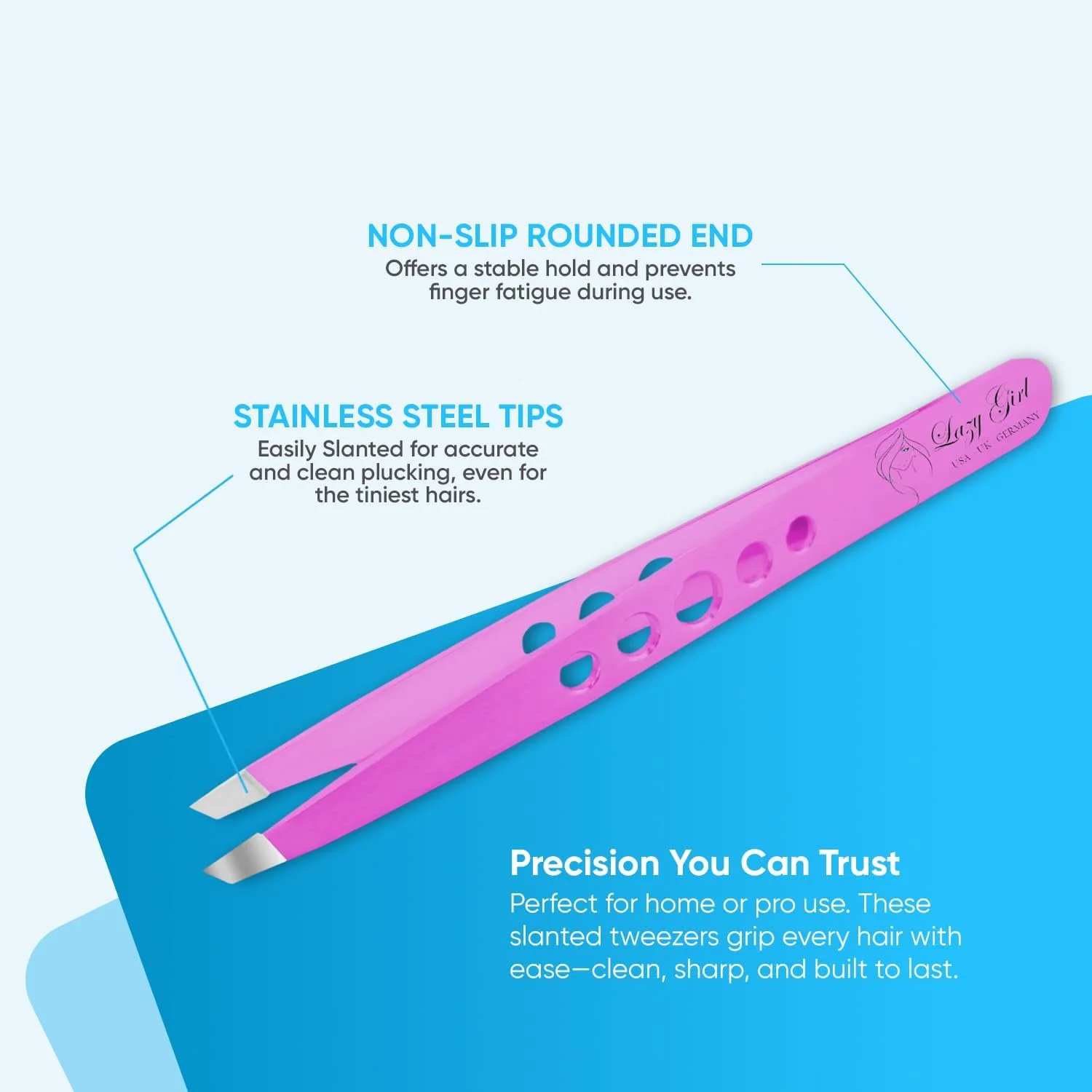 موچین ابرو دقیق YNR – موچین حرفه ای استیل ضد زنگ با نوک مورب برای برداشتن موهای زیر پوستی، چانه و صورت، موچین از بین برنده موهای زائد، موچین برداشتن خرده ها، جوش های سرسیاه، کنه، مژه، مناسب برای خانم ها و آقایان (صورتی) موچین ابرو دقیق YNR – موچین حرفه ای استیل ضد زنگ با نوک مورب برای برداشتن موهای زیر پوستی، چانه و صورت، موچین از بین برنده موهای زائد، موچین برداشتن خرده ها، جوش های سرسیاه، کنه، مژه، مناسب برای خانم ها و آقایان (صورتی)