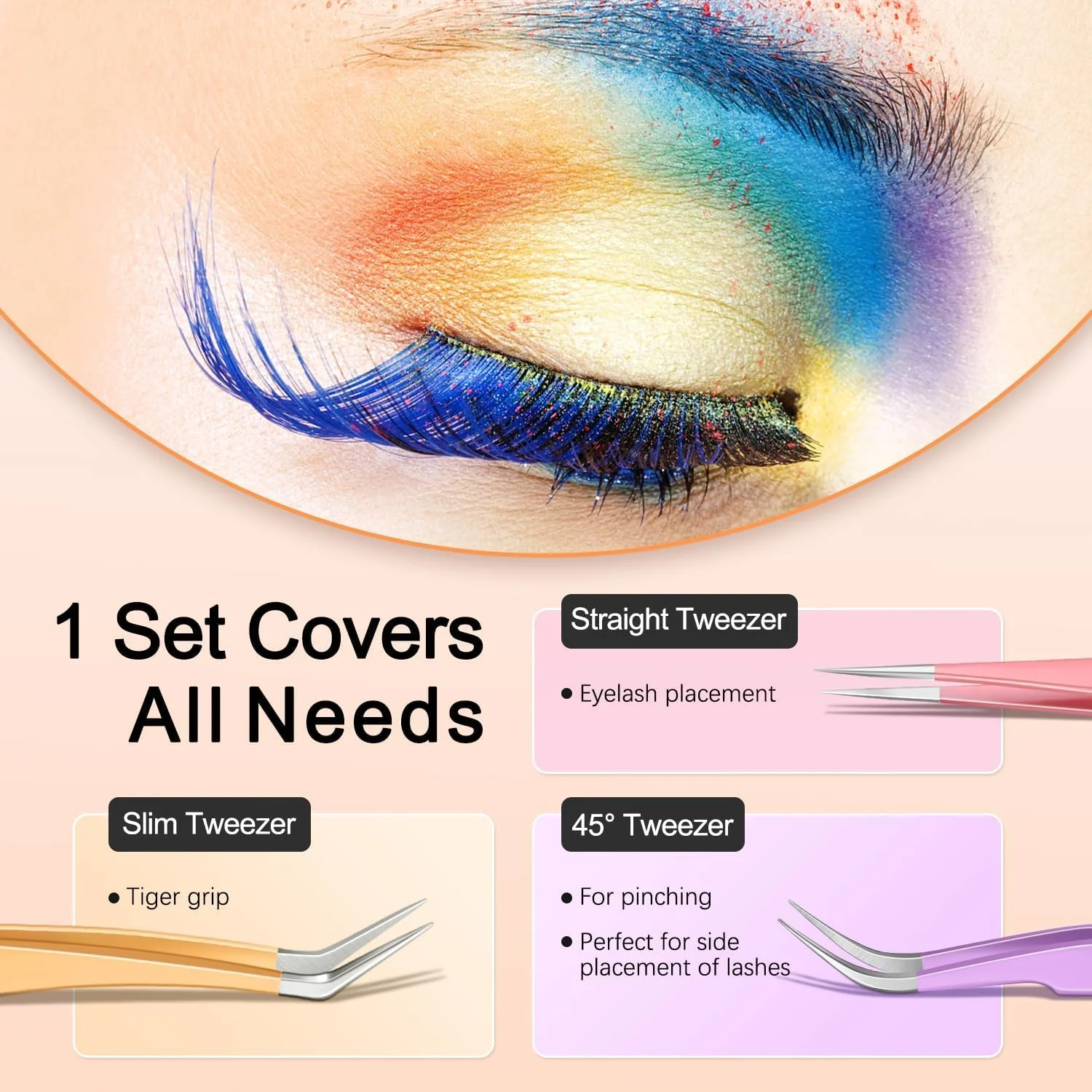 ست موچین، ست موچین مژه نوک فیبری حرفه ای، ابزار زیبایی روزانه برای کندن مو، برای کاردستی، موچین ابرو دقیق استیل ضد زنگ برای زنان، برای برداشتن مژه، اکستنشن ابرو ست موچین، ست موچین مژه نوک فیبری حرفه ای، ابزار زیبایی روزانه برای کندن مو، برای کاردستی، موچین ابرو دقیق استیل ضد زنگ برای زنان، برای برداشتن مژه، اکستنشن ابرو