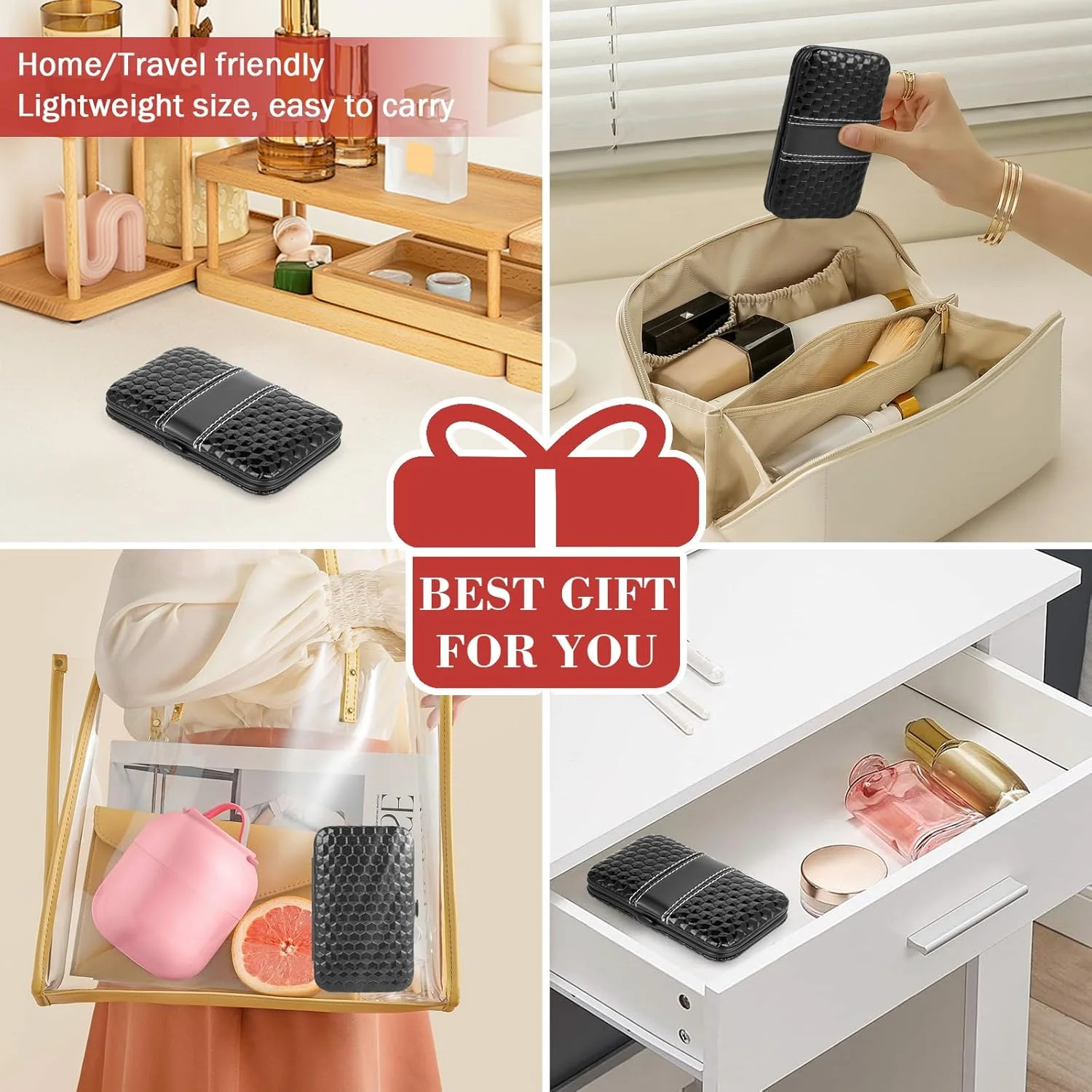 ست موچین Hyxhappy، ست 9 عددی موچین استیل ضد زنگ حرفه ای برای موهای صورت، ست موچین ابرو با دقت بالا به همراه کیف مسافرتی لوکس، هدیه ای مناسب برای خانم ها/آقایان ست موچین Hyxhappy، ست 9 عددی موچین استیل ضد زنگ حرفه ای برای موهای صورت، ست موچین ابرو با دقت بالا به همراه کیف مسافرتی لوکس، هدیه ای مناسب برای خانم ها/آقایان