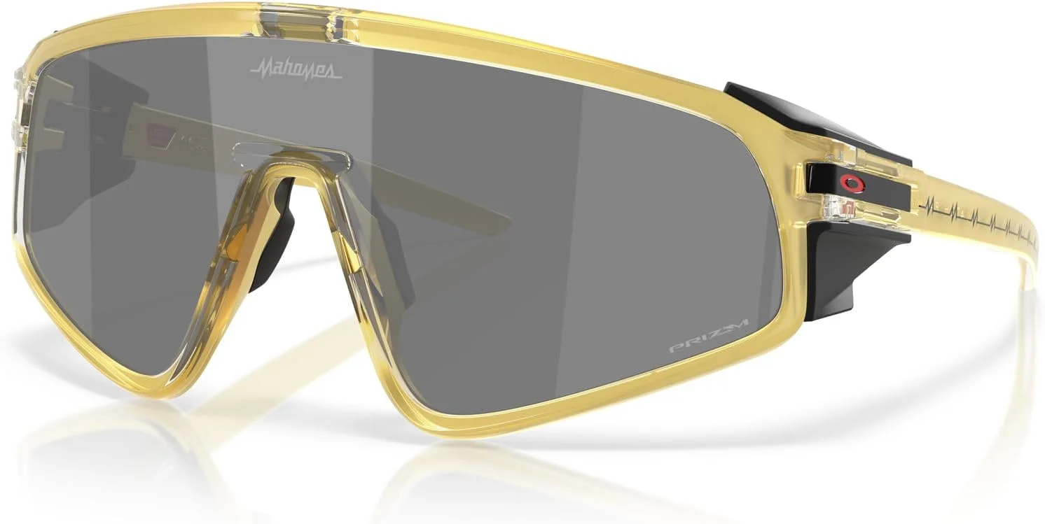 عینک آفتابی مستطیلی یونی‌سکس اوکلی، شیشه طلایی Pm / مشکی Prizm، 35 میلی‌متر