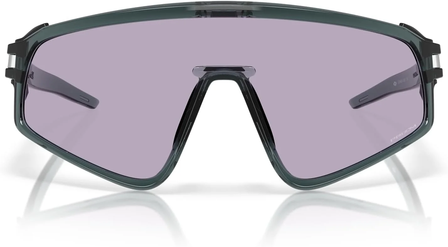 عینک آفتابی مستطیلی یونی‌سکس اوکلی، مشکی کریستالی/پریزم اسلیت، 35 میلی‌متر