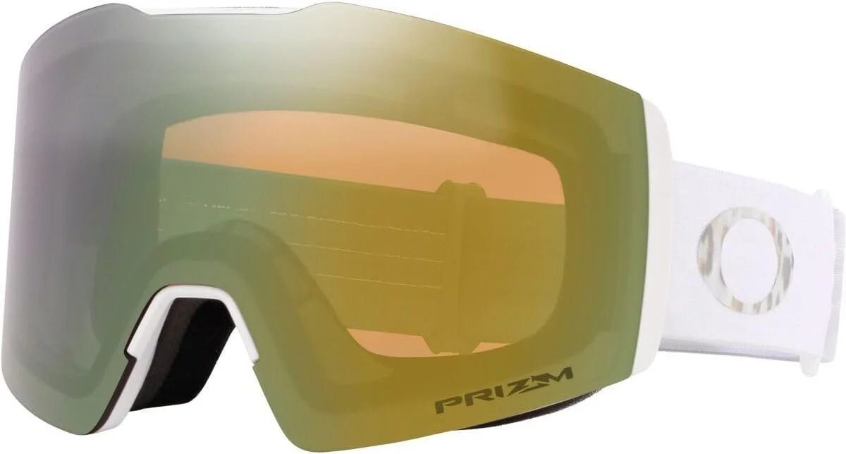 عینک آفتابی унисекс Oakley، فریم پلنگی سفید، لنزهای Prizm Sage Gold Iridium، MM