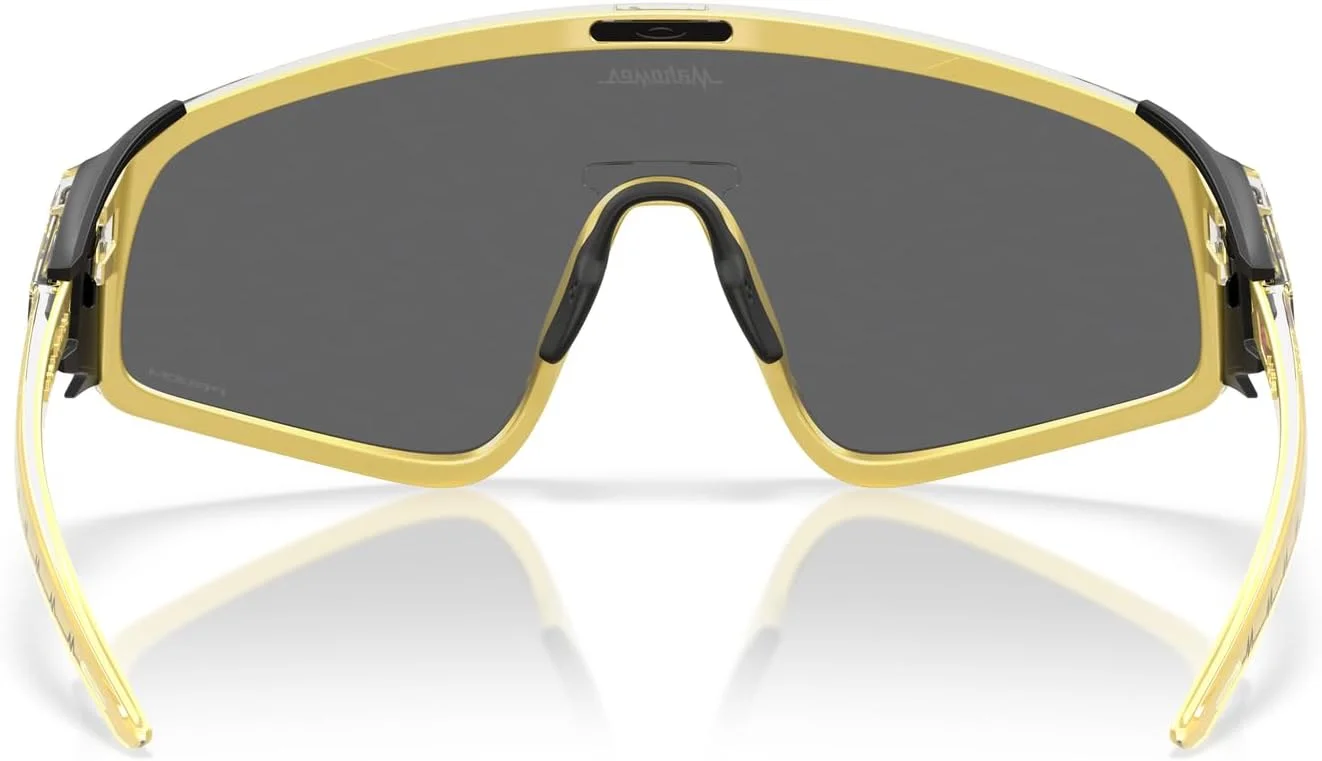 عینک آفتابی مستطیلی یونی‌سکس اوکلی، شیشه طلایی Pm / مشکی Prizm، 35 میلی‌متر