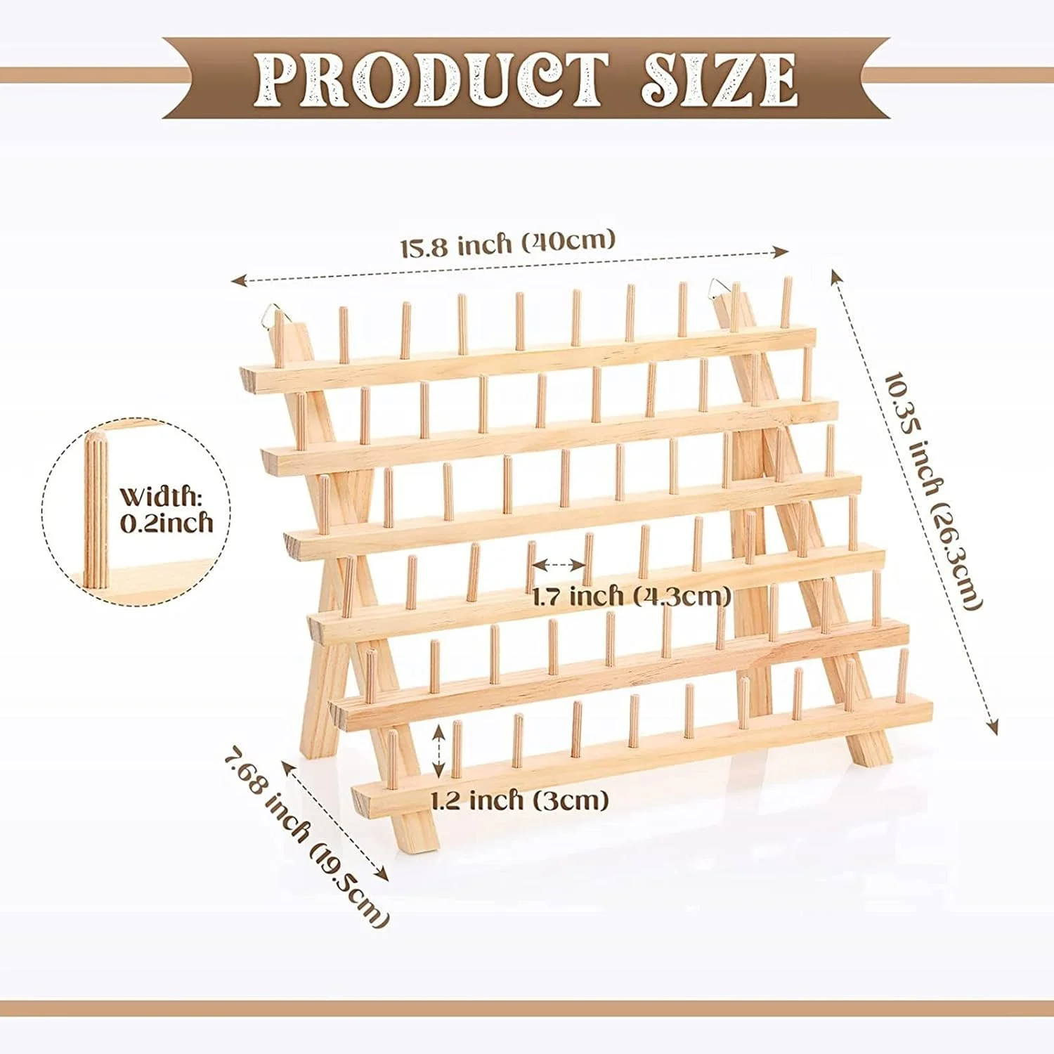 مجموعه 4 عددی نگهدارنده نخ خیاطی EHEIN، قفسه نخ چوبی دیواری، نگهدارنده 60 قرقره نخ با قلاب آویز برای سازماندهی نخ ها مجموعه 4 عددی نگهدارنده نخ خیاطی EHEIN، قفسه نخ چوبی دیواری، نگهدارنده 60 قرقره نخ با قلاب آویز برای سازماندهی نخ ها