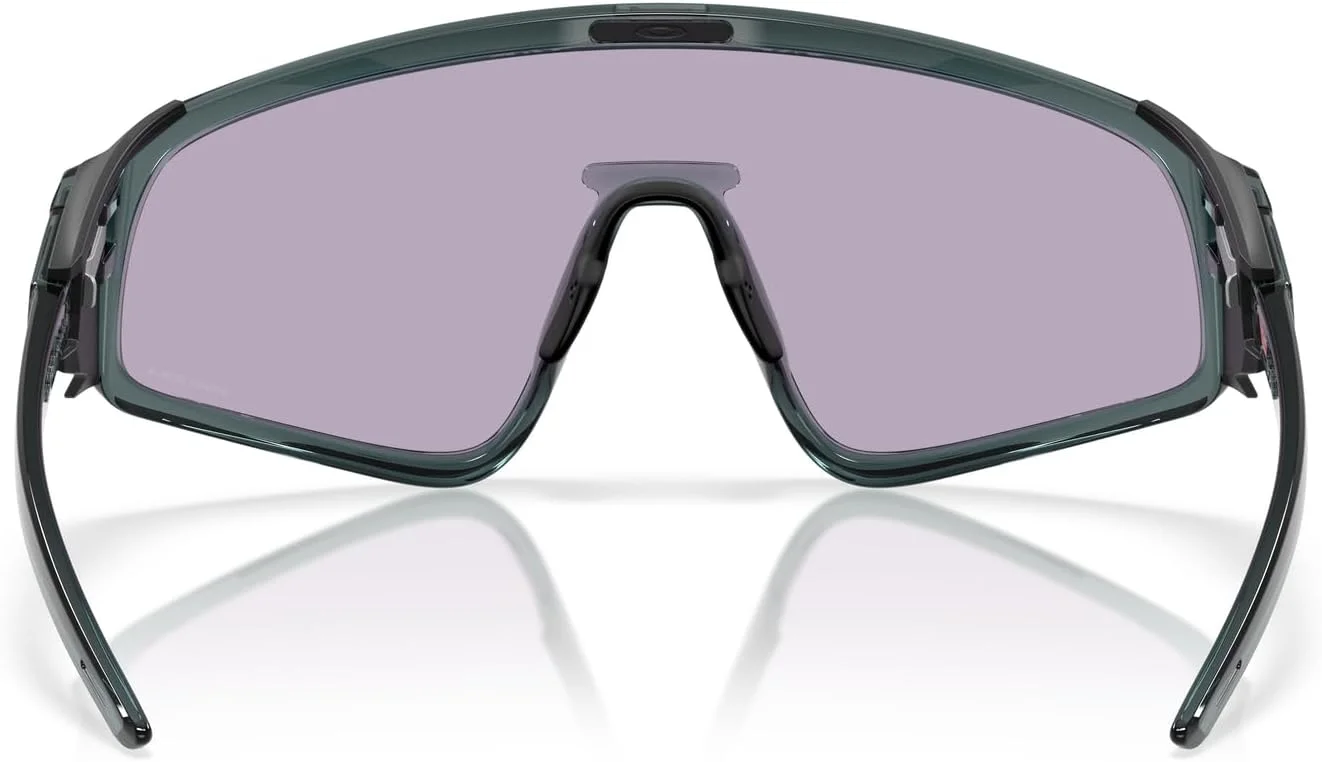 عینک آفتابی مستطیلی یونیسکس اوکلی، مشکی کریستالی/پریزم اسلیت، 35 میلیمتر عینک آفتابی مستطیلی یونیسکس اوکلی، مشکی کریستالی/پریزم اسلیت، 35 میلیمتر