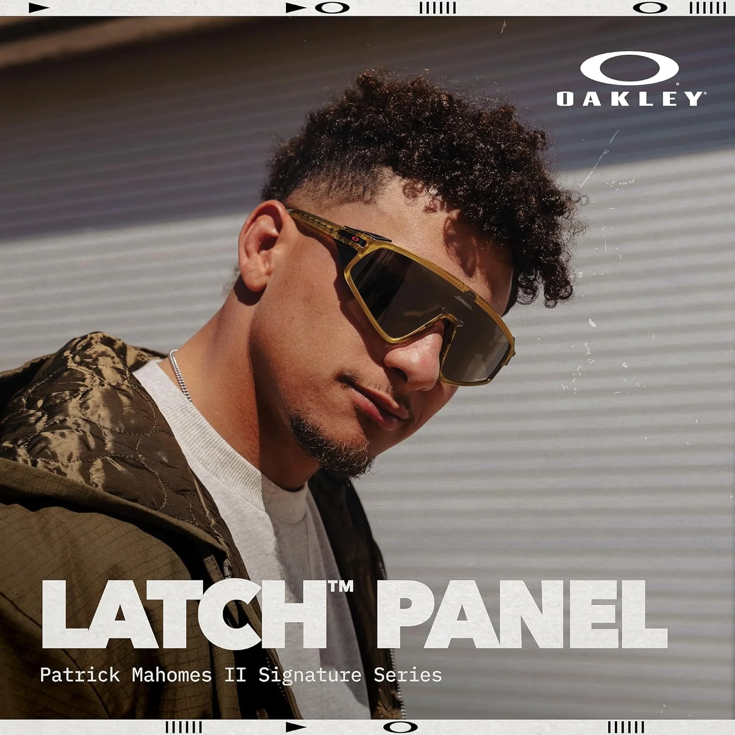 عینک آفتابی مستطیلی یونی‌سکس اوکلی، شیشه طلایی Pm / مشکی Prizm، 35 میلی‌متر