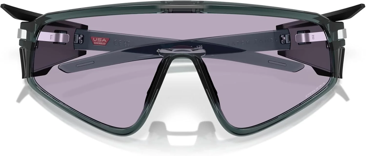 عینک آفتابی مستطیلی یونیسکس اوکلی، مشکی کریستالی/پریزم اسلیت، 35 میلیمتر عینک آفتابی مستطیلی یونیسکس اوکلی، مشکی کریستالی/پریزم اسلیت، 35 میلیمتر