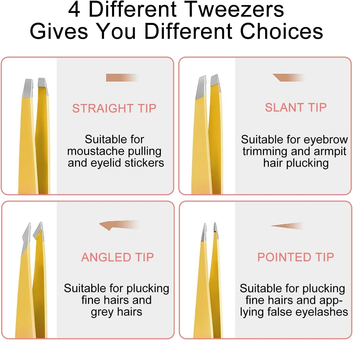 ست موچین استیل ضد زنگ (7 تکه)، موچین های دقیق استیل ضد زنگ، ابرو با قیچی، تیغ، آینه برای موهای زیر پوستی، برای هدیه های زنانه، صورتی ست موچین استیل ضد زنگ (7 تکه)، موچین های دقیق استیل ضد زنگ، ابرو با قیچی، تیغ، آینه برای موهای زیر پوستی، برای هدیه های زنانه، صورتی