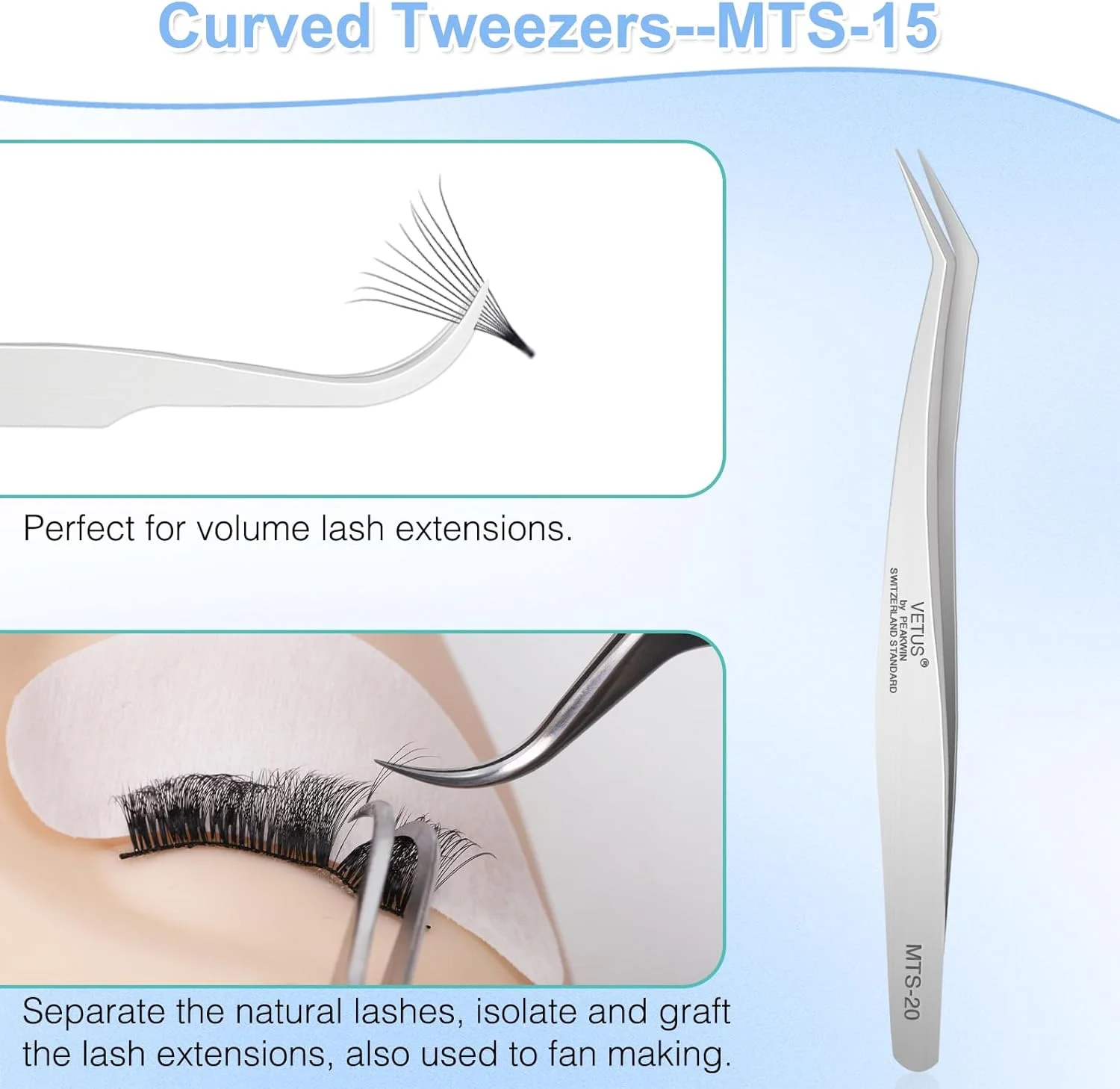 موچین حرفه ای Obeyalash - 2 عدد موچین نوک تیز استیل ضد زنگ نقره ای طرح دلفین برای مژه، طراحی ناخن و ساخت جواهرات موچین حرفه ای Obeyalash - 2 عدد موچین نوک تیز استیل ضد زنگ نقره ای طرح دلفین برای مژه، طراحی ناخن و ساخت جواهرات