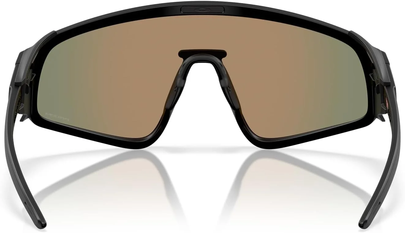 عینک آفتابی مستطیلی یونیسکس اوکلی، مشکی مات/پریزم روبی، 35 میلیمتر عینک آفتابی مستطیلی یونیسکس اوکلی، مشکی مات/پریزم روبی، 35 میلیمتر