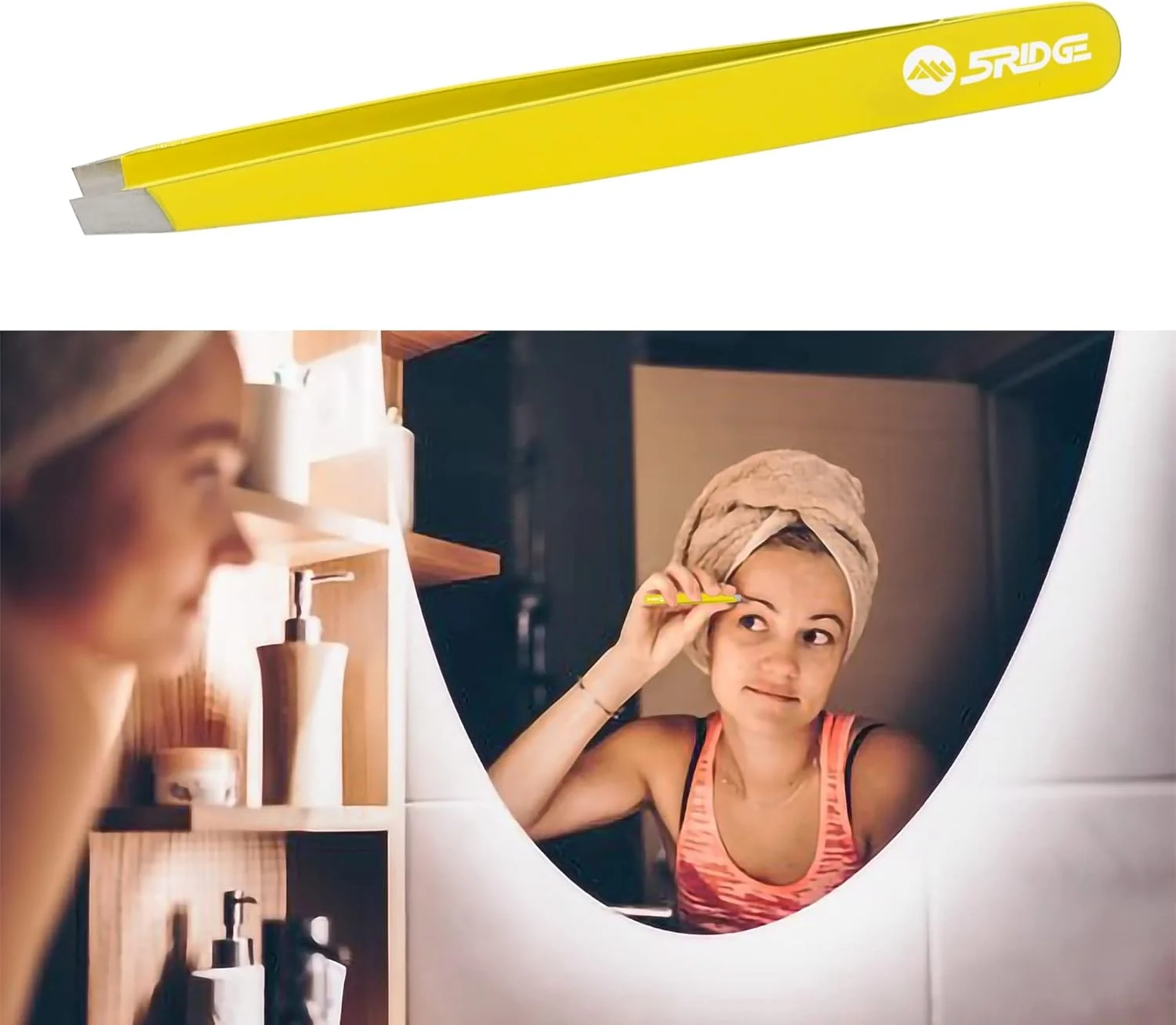 موچین ابرو - موچین ابرو اریب استیل ضد زنگ - حذف دقیق موهای صورت، موهای زیرپوستی و خار - از بین برنده حرفه ای جوش سرسیاه و کنه برای آقایان و بانوان (زرد) موچین ابرو - موچین ابرو اریب استیل ضد زنگ - حذف دقیق موهای صورت، موهای زیرپوستی و خار - از بین برنده حرفه ای جوش سرسیاه و کنه برای آقایان و بانوان (زرد)
