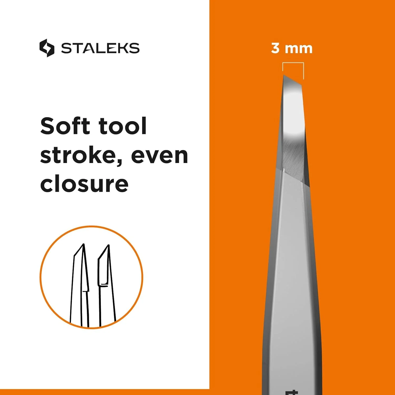 موچین ابرو - STALEKS PRO - فولاد ضد زنگ جراحی - موچین نوک مورب - دوام - دقت - دست ساز - برای متخصصان و حرفه ای ها. موچین ابرو - STALEKS PRO - فولاد ضد زنگ جراحی - موچین نوک مورب - دوام - دقت - دست ساز - برای متخصصان و حرفه ای ها.