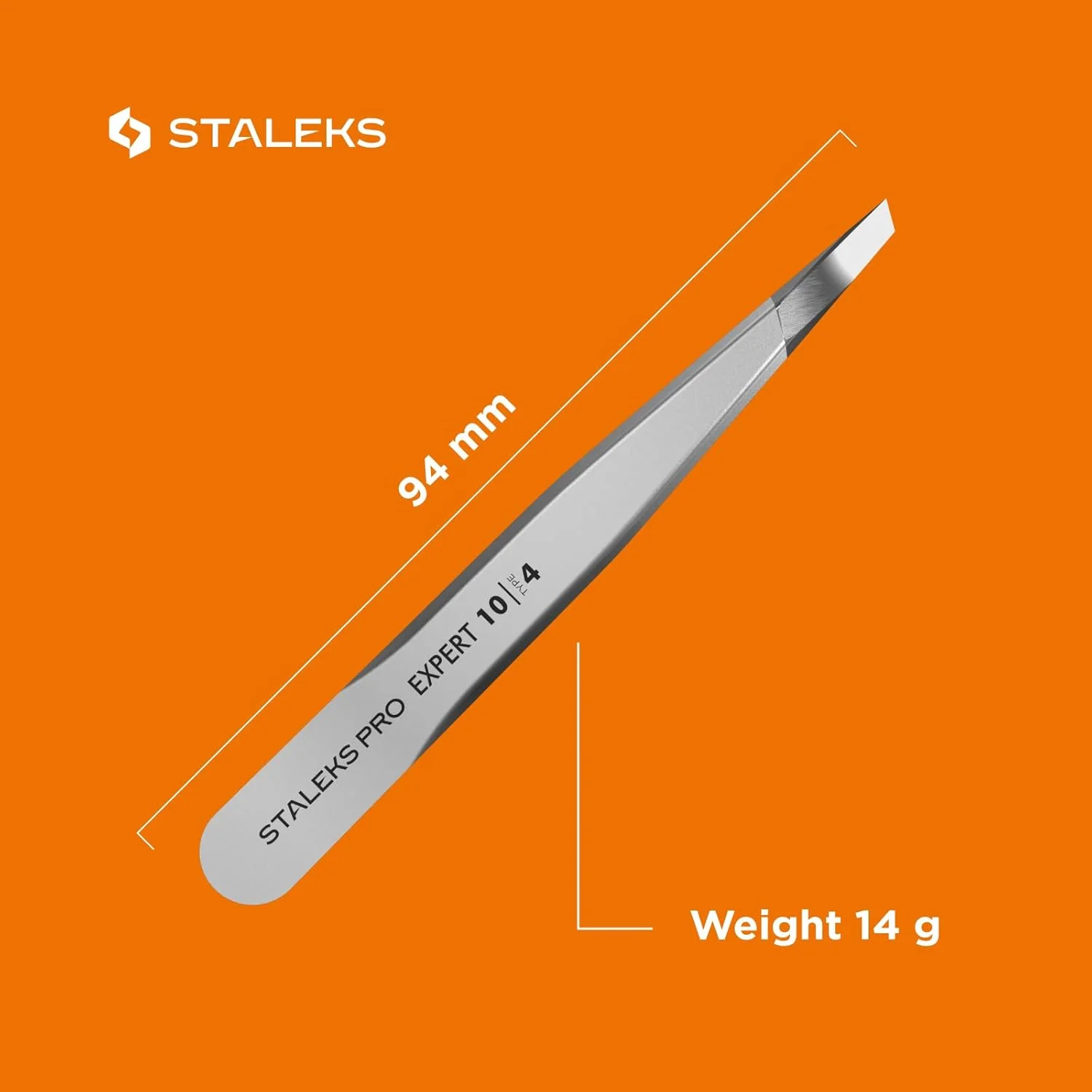 موچین ابرو - STALEKS PRO - فولاد ضد زنگ جراحی - موچین نوک مورب - دوام - دقت - دست ساز - برای متخصصان و حرفه ای ها. موچین ابرو - STALEKS PRO - فولاد ضد زنگ جراحی - موچین نوک مورب - دوام - دقت - دست ساز - برای متخصصان و حرفه ای ها.