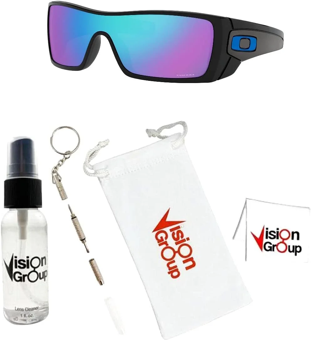 عینک آفتابی Oakley OO9101 Batwolf + بسته لوازم جانبی Vision Group عینک آفتابی Oakley OO9101 Batwolf + بسته لوازم جانبی Vision Group