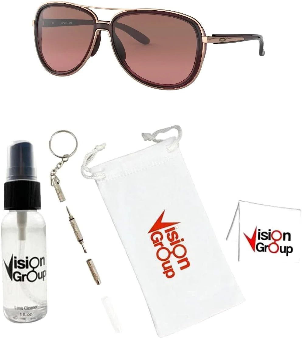 عینک آفتابی Oakley OO4129 Split Time به همراه بسته لوازم جانبی Vision Group