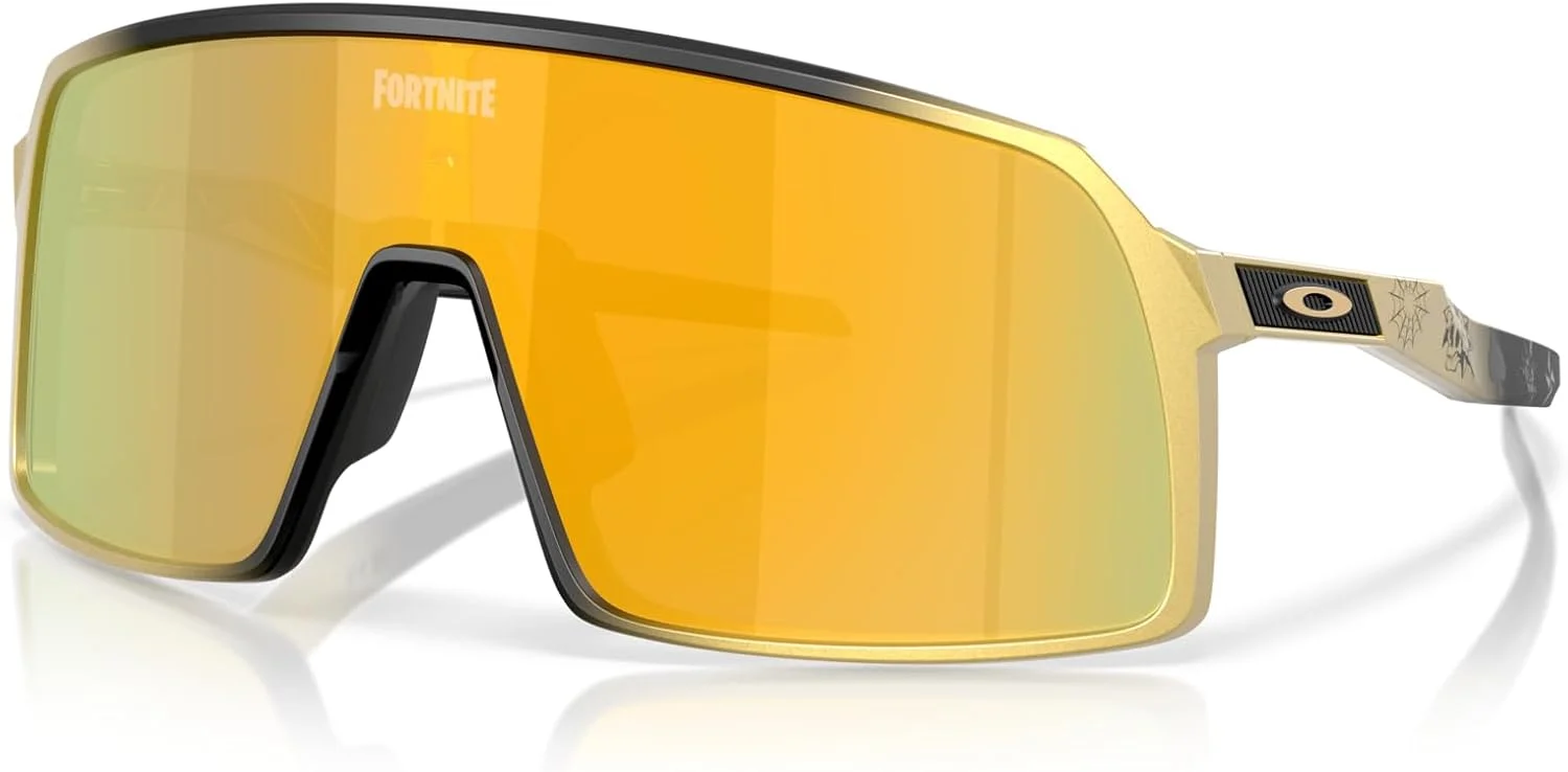 عینک آفتابی مستطیلی مردانه OAKLEY، Fortnite Midas/Prizm 24K، 0 میلی متر عینک آفتابی مستطیلی مردانه OAKLEY، Fortnite Midas/Prizm 24K، 0 میلی متر