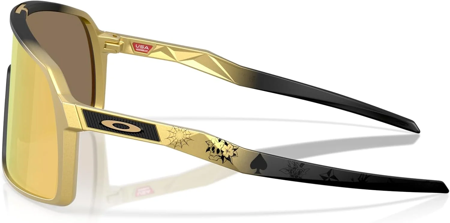 عینک آفتابی مستطیلی مردانه OAKLEY، Fortnite Midas/Prizm 24K، 0 میلی متر عینک آفتابی مستطیلی مردانه OAKLEY، Fortnite Midas/Prizm 24K، 0 میلی متر