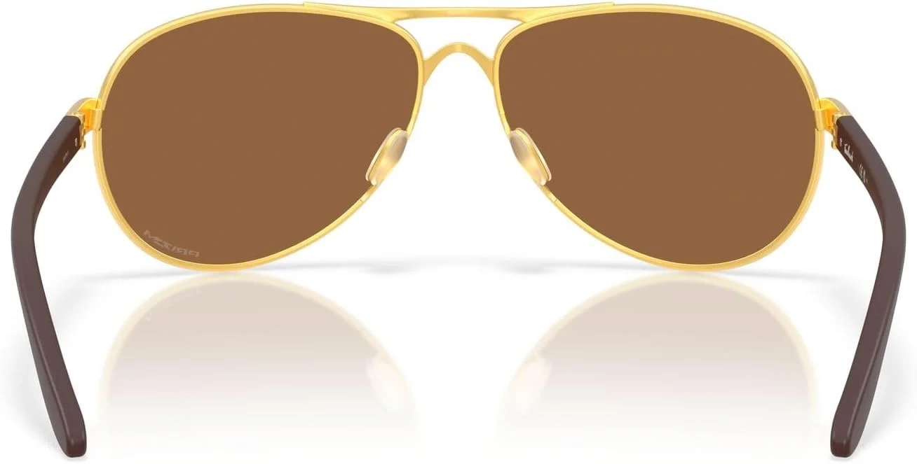 عینک آفتابی خلبانی زنانه Oakley مدل OO4079 Feedback، طلایی ساتن/برنز Prizm، 59 میلی متر عینک آفتابی خلبانی زنانه Oakley مدل OO4079 Feedback، طلایی ساتن/برنز Prizm، 59 میلی متر