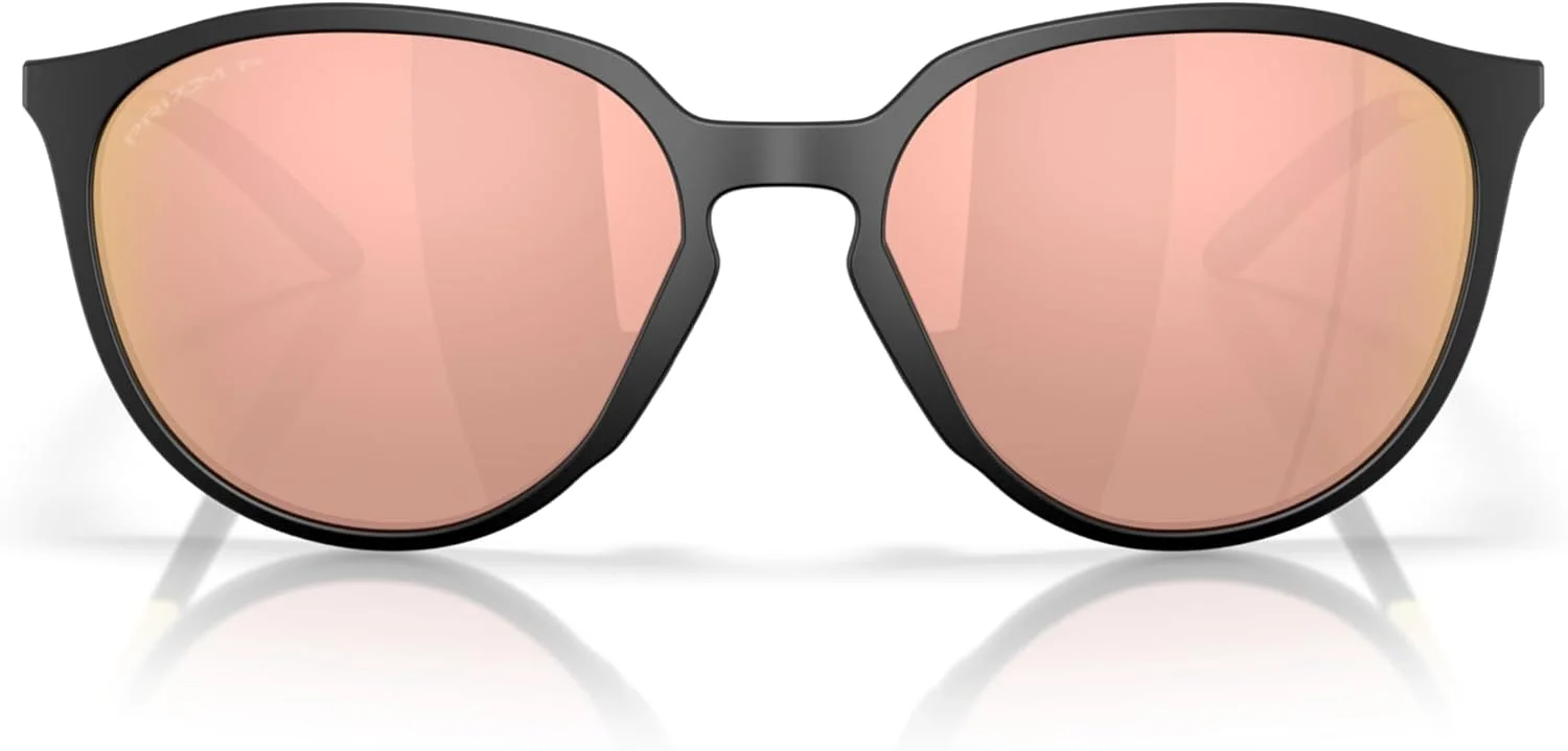 عینک آفتابی زنانه Oakley، فریم مشکی مات، لنزهای پلاریزه خاکستری Prizm، 57 میلی متر عینک آفتابی زنانه Oakley، فریم مشکی مات، لنزهای پلاریزه خاکستری Prizm، 57 میلی متر