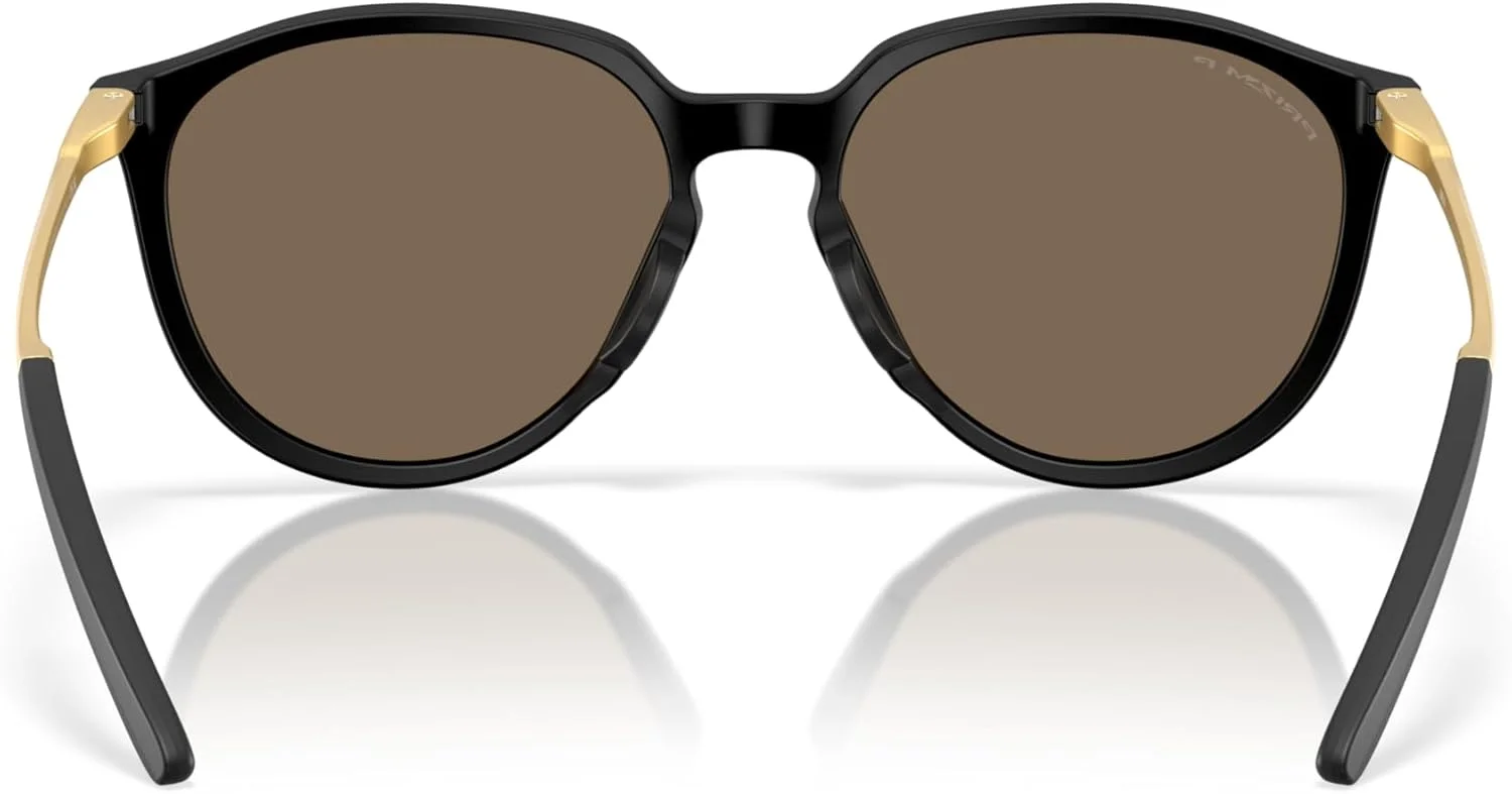 عینک آفتابی زنانه Oakley، فریم مشکی مات، لنزهای پلاریزه خاکستری Prizm، 57 میلی متر عینک آفتابی زنانه Oakley، فریم مشکی مات، لنزهای پلاریزه خاکستری Prizm، 57 میلی متر