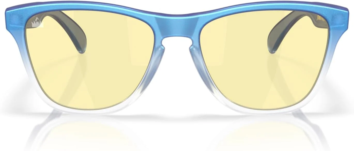 عینک آفتابی گرد مردانه OAKLEY YOUTH SUN، Mtt Cyn/Blu/Clr Shft Fad/Prizm Gaming، 53 میلی متر