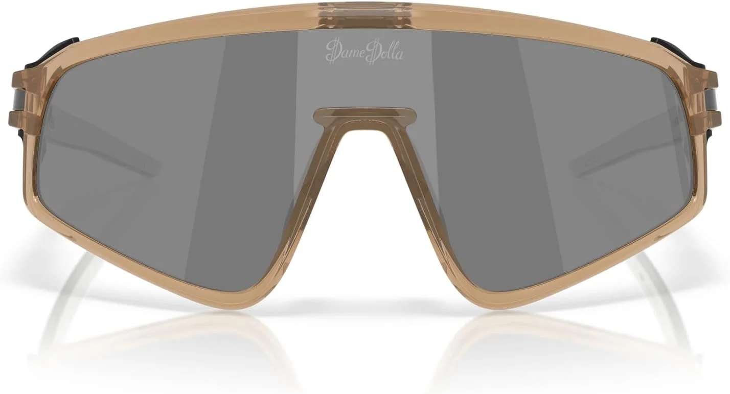 عینک آفتابی مستطیلی یونیسکس OAKLEY، قهوه ای مایل به زرد/مشکی Prizm، 35 میلی متر