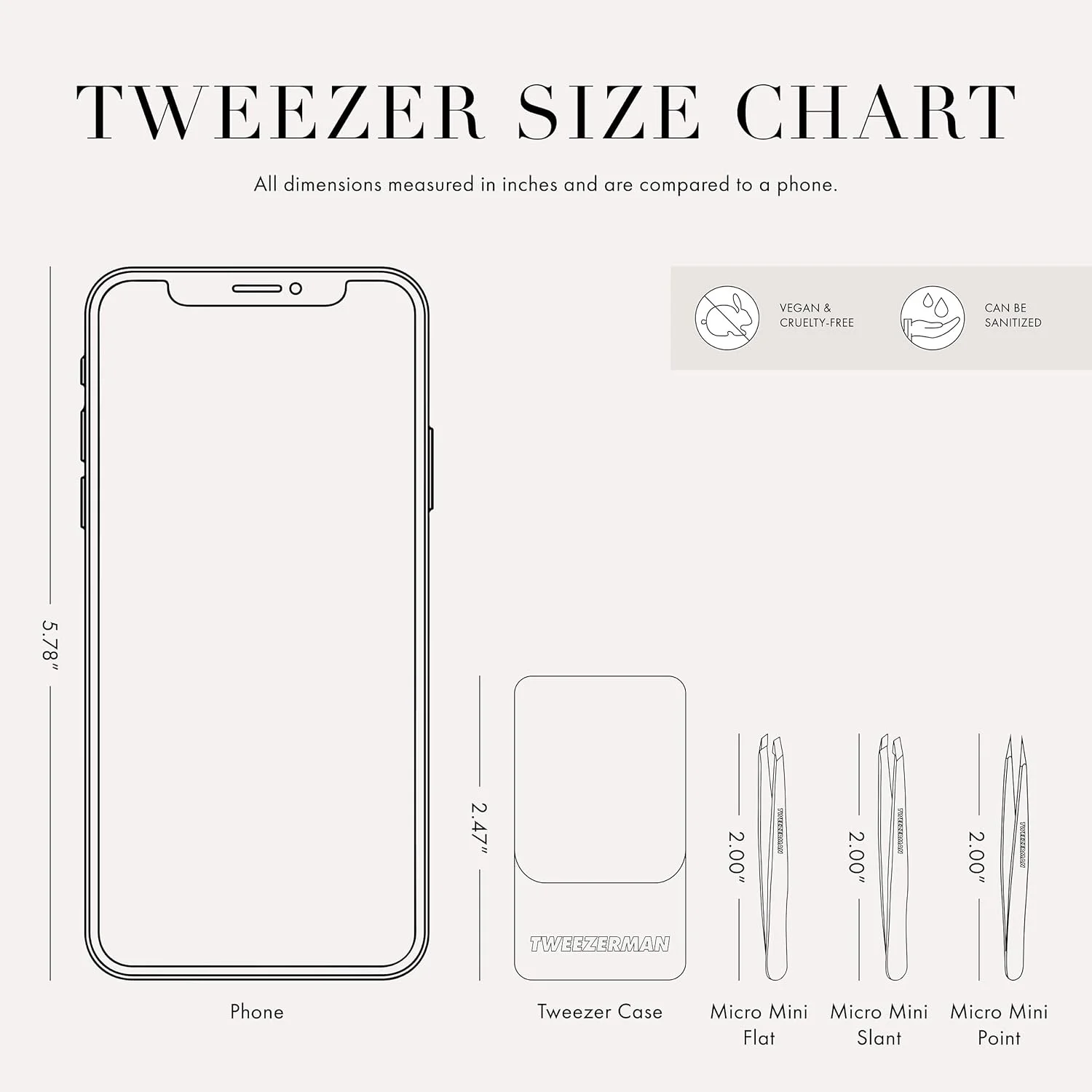 ست موچین مینی مورب و نوک تیز هالیگرافیک تویزرمن ست موچین مینی مورب و نوک تیز هالیگرافیک تویزرمن