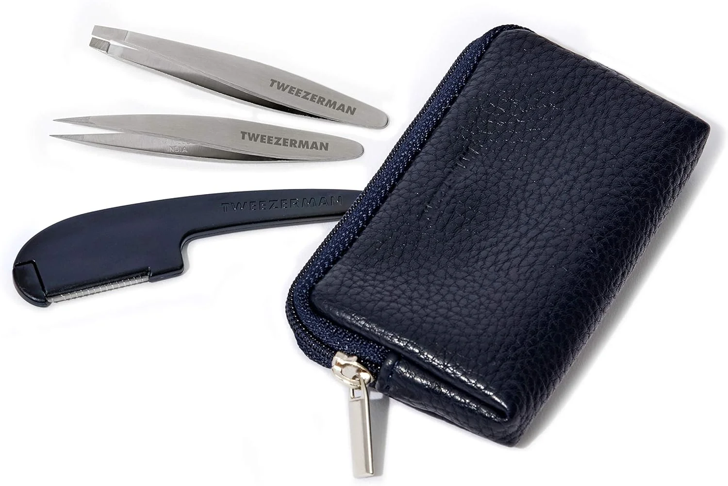 ست پیرایش ابرو Tweezerman G.E.A.R.، مجموعه 3 عددی ست پیرایش ابرو Tweezerman G.E.A.R.، مجموعه 3 عددی