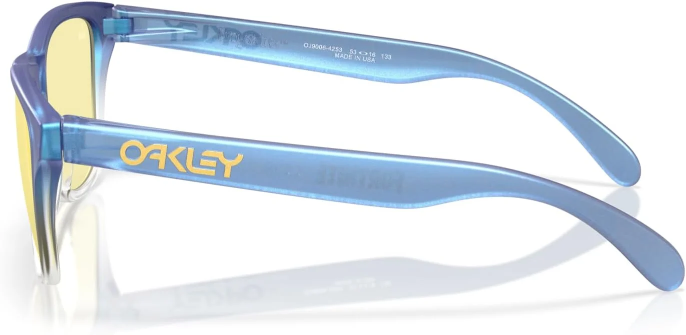عینک آفتابی گرد مردانه OAKLEY YOUTH SUN، Mtt Cyn/Blu/Clr Shft Fad/Prizm Gaming، 53 میلی متر عینک آفتابی گرد مردانه OAKLEY YOUTH SUN، Mtt Cyn/Blu/Clr Shft Fad/Prizm Gaming، 53 میلی متر