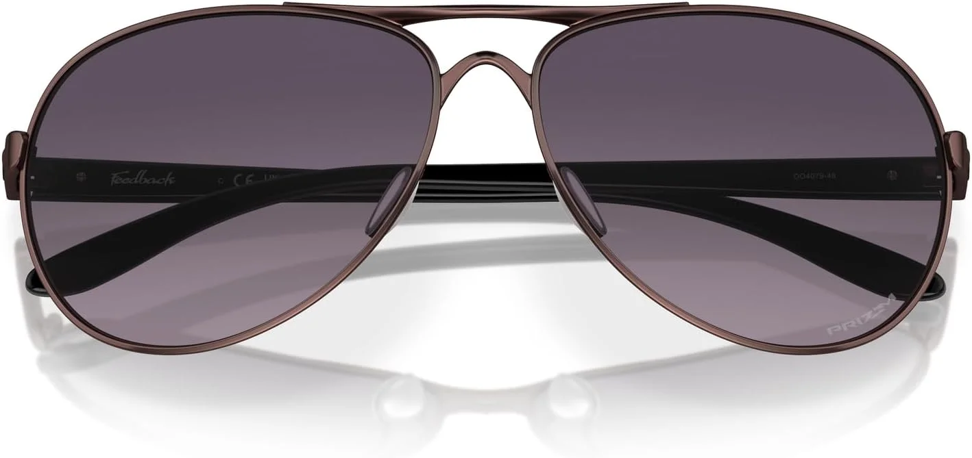 عینک آفتابی زنانه Oakley 0OO4079 Feedback Squared، ساتن گرناش/پریزم مشکی گرادیانت عینک آفتابی زنانه Oakley 0OO4079 Feedback Squared، ساتن گرناش/پریزم مشکی گرادیانت