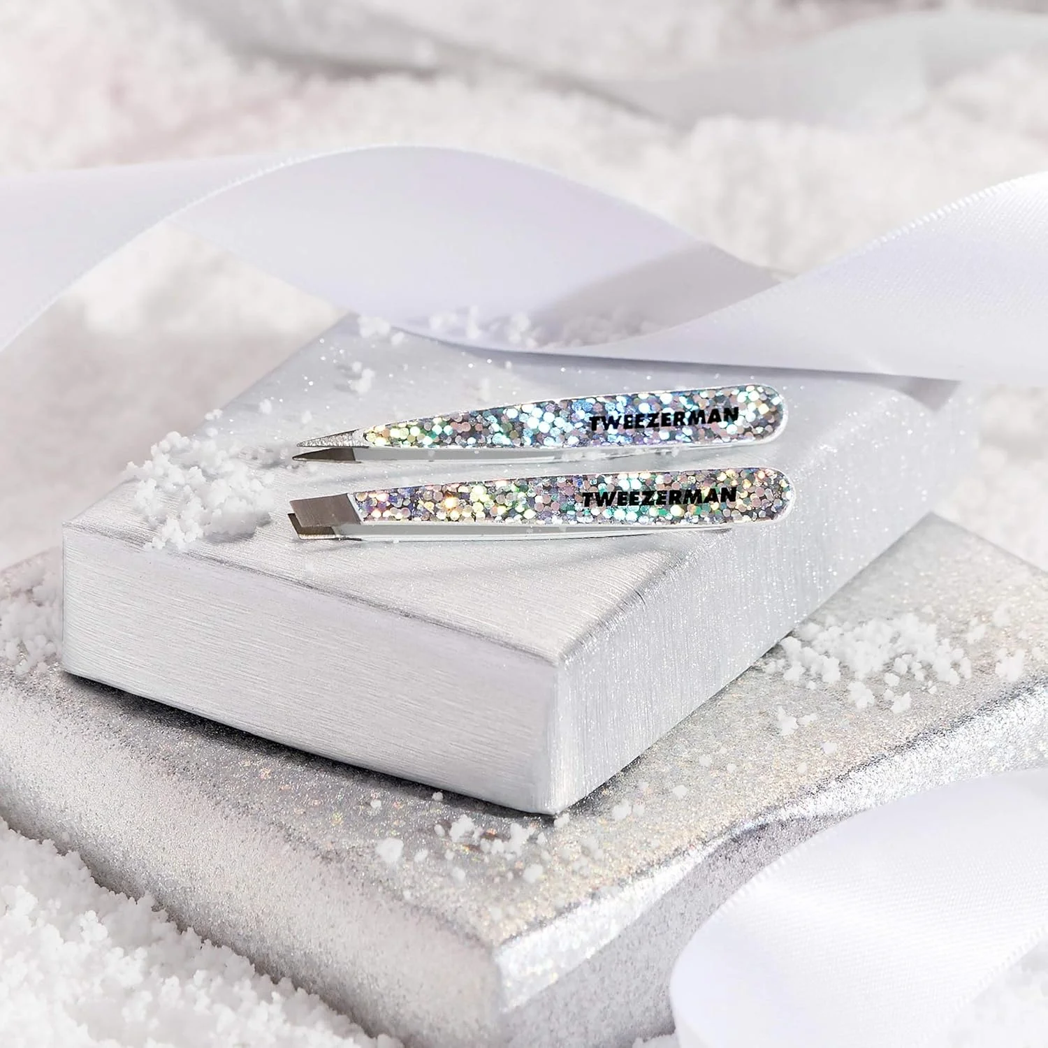 ست موچین مینی مورب و نوک تیز هالیگرافیک تویزرمن ست موچین مینی مورب و نوک تیز هالیگرافیک تویزرمن