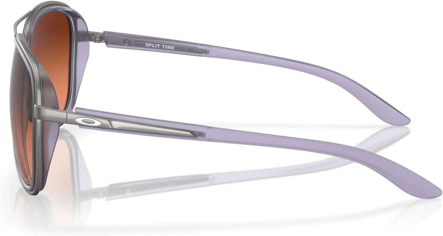 عینک آفتابی زنانه Oakley مدل 0OO4129 Split Time Squared، یاسی مات/ قهوه ای گرادیان Prizm عینک آفتابی زنانه Oakley مدل 0OO4129 Split Time Squared، یاسی مات/ قهوه ای گرادیان Prizm