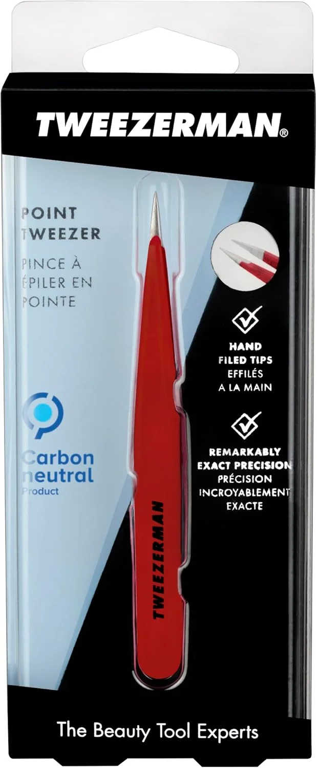 موچین نوک تیز Tweezerman - مدل قرمز امضا شماره 1241-Rr موچین نوک تیز Tweezerman - مدل قرمز امضا شماره 1241-Rr