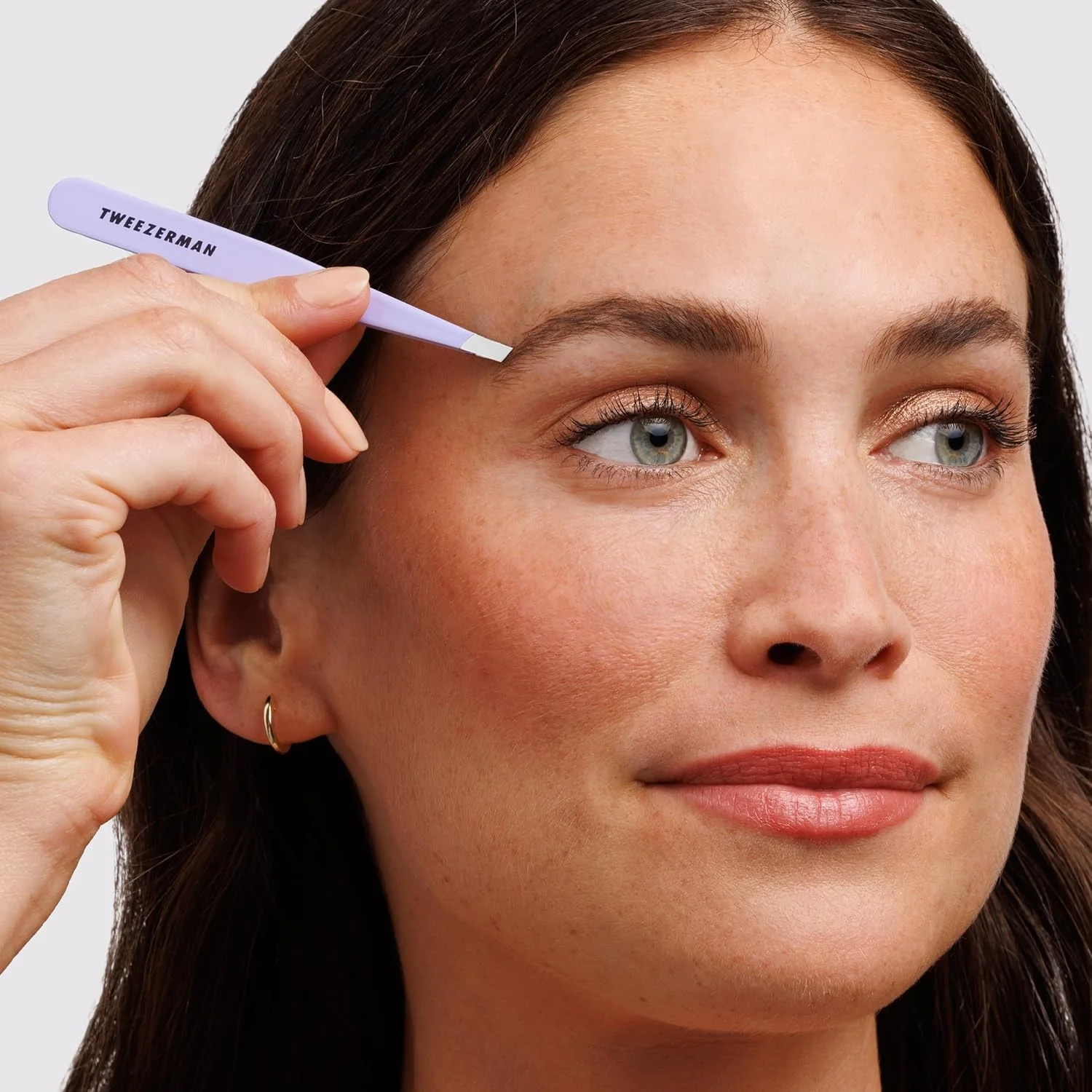 موچین انحصاری نوک کج لوندر توییزرمن موچین انحصاری نوک کج لوندر توییزرمن