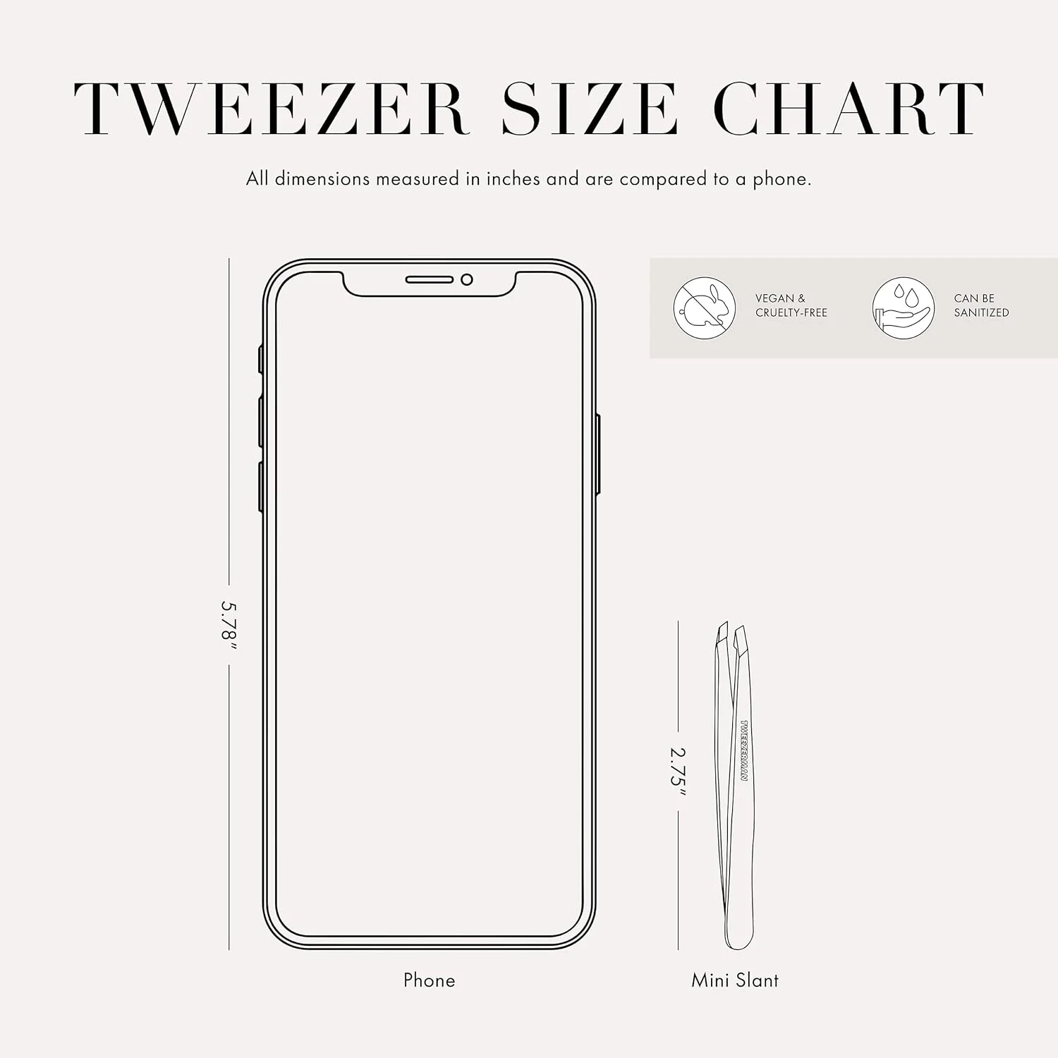 موچین مینی مورب آبی شبانه Tweezerman موچین مینی مورب آبی شبانه Tweezerman