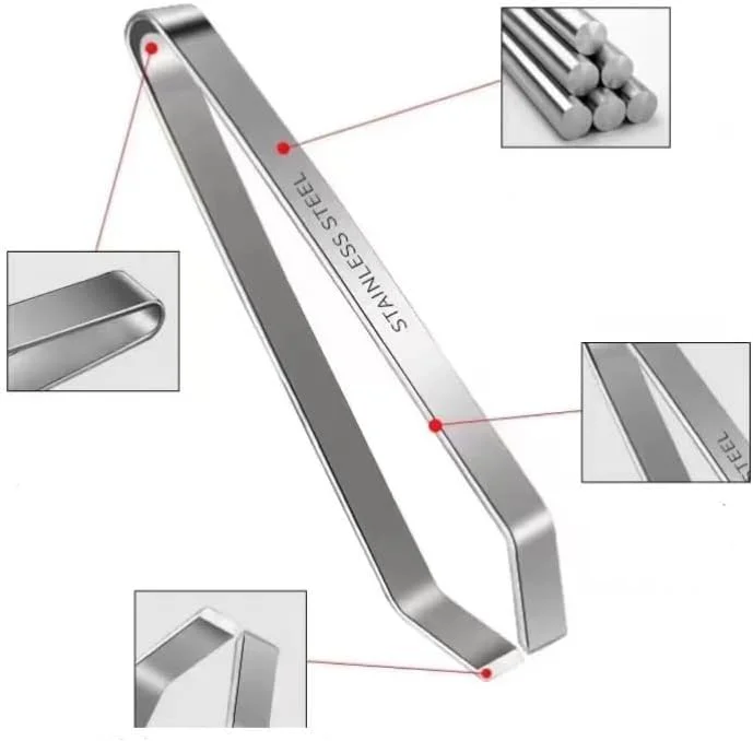 JIEOU 4 Pieces Fish Bone Tweezers Set - Stainless Steel Tongs, Fish Scale Scraper Removers, Flat and Slant Pliers for Chef Cooking Utensils, Sea Food, Beauty Tools JIEOU 4 Pieces Fish Bone Tweezers Set - Stainless Steel Tongs, Fish Scale Scraper Removers, Flat and Slant Pliers for Chef Cooking Utensils, Sea Food, Beauty Tools