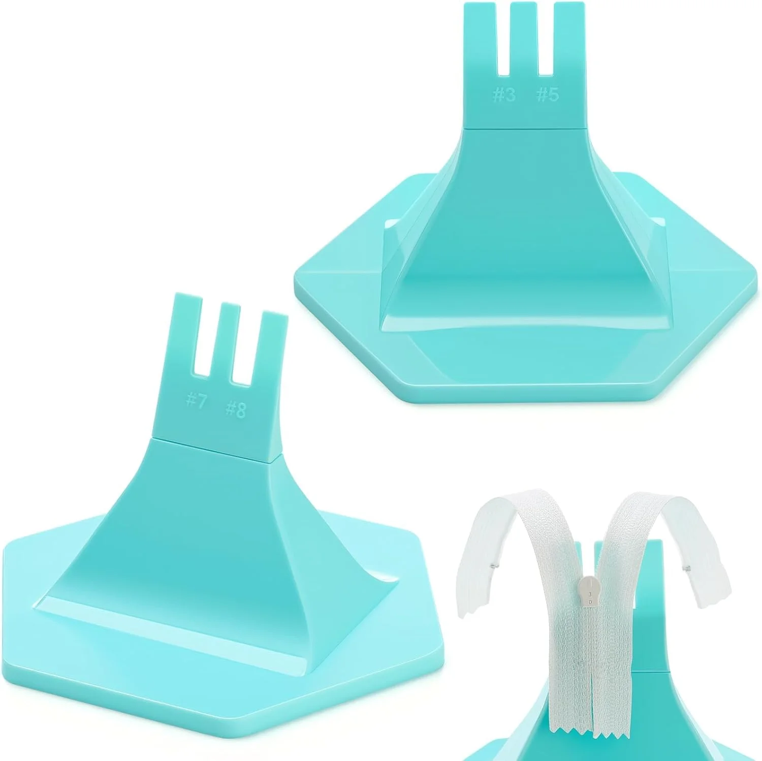 ست ابزار زیپ زن 2 عددی برای سرزیپ با 4 سایز #3#5#7#8، نصب کننده بادوام و آسان زیپ برای شلوار، لباس، ژاکت و تعمیر لباس (آبی) ست ابزار زیپ زن 2 عددی برای سرزیپ با 4 سایز #3#5#7#8، نصب کننده بادوام و آسان زیپ برای شلوار، لباس، ژاکت و تعمیر لباس (آبی)